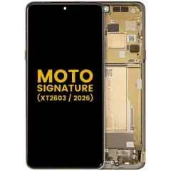 Ecrã OLED com Aro para Motorola Moto Signature (XT2603/ 2026) (Recondicionado) (Martini Olive)