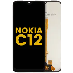 Ecrã LCD sem Aro para Nokia C12 (Recondicionado)