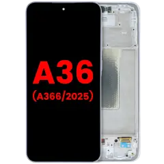 Ecrã OLED com Aro para Samsung Galaxy A36 5G (A366 / 2025) (Compatível Plus) (Lavender)