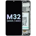 Ecrã LCD com Aro Compatible para Samsung Galaxy M32 (M325) (Service Pack) (Todas as Cores)