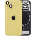 Back Glass w/ MagSafe Magnet & NFC & Flashlight Flex para iPhone 14 (OEM Original) (Yellow)