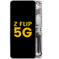 Inner Ecrã OLED com Aro para Samsung Galaxy Z Flip 5G (US & International Version) (Recondicionado) (Mirror Purple)