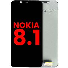 Ecrã LCD sem Aro para Nokia 8.1 (Compatível Plus)