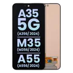 Ecrã OLED sem Aro para Samsung Galaxy A35 5G (A356 / 2024) / M35 (M356 / 2024) / A55 (A556 / 2024) (Service Pack) (Todas as Cores)