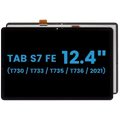 Ecrã LCD sem Aro para Samsung Galaxy Tab S7 FE 12.4"(T730 / T733 / T735 / T736) (2021) (Aftermarket) (Black)