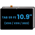 Ecrã LCD sem Aro para Samsung Galaxy Tab S9 FE 10.9" (X510 / X516 ) (2023) (Aftermarket) (Black)