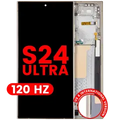 Ecrã OLED com Aro para Samsung Galaxy S24 Ultra (US & International Version) (Compatível Plus) (120Hz) (Titanium Yellow)