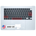Palmrest com Teclado (ANSI US) para MacBook Air 15" A3448 (2026) (OEM Original) (Silver)