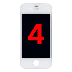 LCD Assembly para iPhone 4 (GSM) (Compatível Plus) (White)
