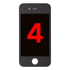 LCD Assembly para iPhone 4 (GSM) (Compatível Plus) (Black)
