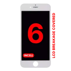 LCD Assembly para iPhone 6 (Compatível Pro: XO7 Incell) (White)