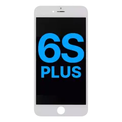 LCD Assembly With Steel Plate para iPhone 6S Plus (Aftermarket: AQ7) (White)