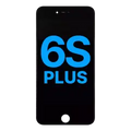 LCD Assembly With Steel Plate para iPhone 6S Plus (Aftermarket) (Black)