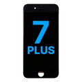 LCD Assembly With Steel Plate para iPhone 7 Plus (Aftermarket) (Black)