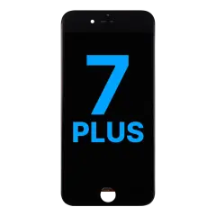 LCD Assembly With Steel Plate para iPhone 7 Plus (Aftermarket) (Black)