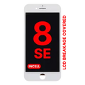 LCD Assembly With Steel Plate para iPhone 8 / SE (2020 / 2022) (Compatível Pro: XO7 Incell) (White)