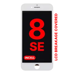 LCD Assembly With Steel Plate para iPhone 8 / SE (2020 / 2022) (Compatível Pro: XO7 Incell) (White)