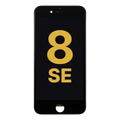 LCD Assembly With Steel Plate para iPhone 8 / SE (2020 / 2022) (Recondicionado) (Black)