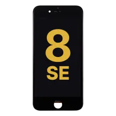 LCD Assembly With Steel Plate para iPhone 8 / SE (2020 / 2022) (Recondicionado) (Black)