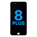 LCD Assembly With Steel Plate para iPhone 8 Plus (Aftermarket) (Black)