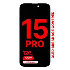 Ecrã OLED para iPhone 15 Pro (Compatível Pro: XO7 Soft) (120HZ)