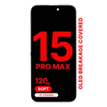 Ecrã OLED para iPhone 15 Pro Max (Compatível Pro: XO7 Soft) (120HZ)
