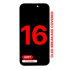 Ecrã OLED para iPhone 16 (Compatível Pro: XO7 Soft)