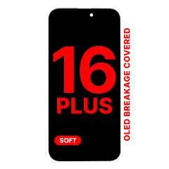 Ecrã OLED para iPhone 16 Plus (Compatível Pro: XO7 Soft)