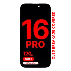 Ecrã OLED para iPhone 16 Pro (Compatível Pro: XO7 Soft) (120HZ)