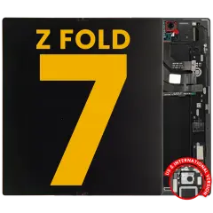 Inner Ecrã OLED com Aro para Samsung Galaxy Z Fold 7 5G (US & International) (Recondicionado) (Jet Black)