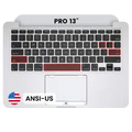 Palmrest com Teclado (ANSI US) para MacBook Pro 13" A1425 (2012-2013) (OEM New)