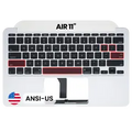 Palmrest com Teclado (ANSI US) para MacBook Air 11" A1465 (2012) (OEM New)