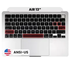 Palmrest com Teclado (ANSI US) para MacBook Air 13" A3240 (2025) (OEM Original) (Silver)