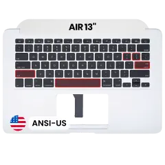 Palmrest com Teclado (ANSI US) para MacBook Air 13" A1466 (2012) (OEM New)