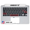 Palmrest com Teclado (ANSI US) para MacBook 13" A1278 (2008) (OEM New)