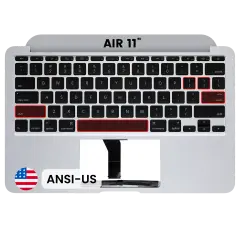 Palmrest com Teclado (ANSI US) para MacBook Air 11" A1370 (2011)