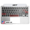 Palmrest with Non-Backlit Keyboard (ANSI US) para MacBook Air 11" A1370 (2010)
