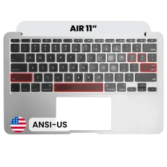 Palmrest with Non-Backlit Keyboard (ANSI US) para MacBook Air 11" A1370 (2010)