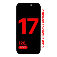 Ecrã OLED para iPhone 17 (Compatível Pro: XO7 Soft) (120HZ)