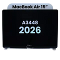 Ecrã LCD Completo para MacBook Air 15" (A3448) (2026) (OEM Original) (Sky Blue)