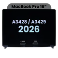 Ecrã LCD Completo para MacBook Pro 16" A3428 / A3429 (2026) (OEM Original) (Space Black)