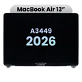 Ecrã LCD Completo para MacBook Air 13" A3449 (2026) (OEM Original) (Silver)