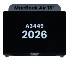Ecrã LCD Completo para MacBook Air 13" (A3449) (2026) (OEM Original) (Starlight)