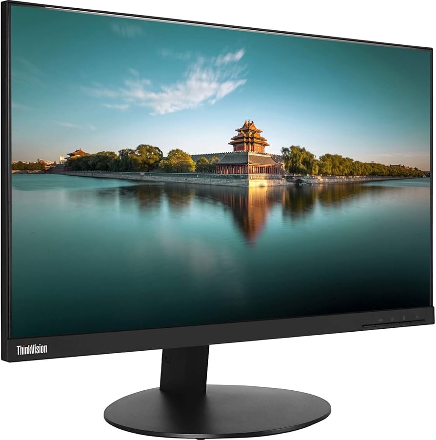 Monitor Lenovo T24i-10 GRADO B - LED 24 FHD - VGA/HDMI/DP - Negro