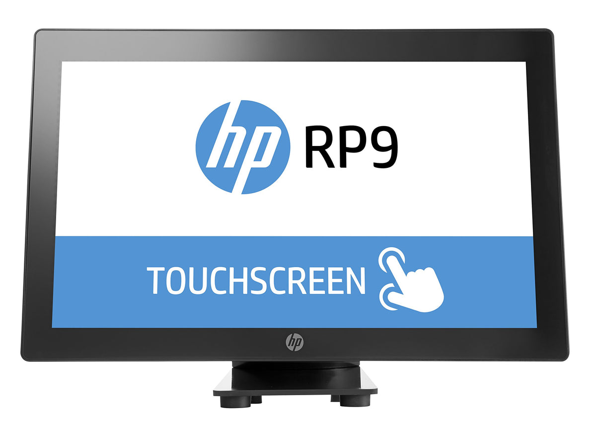 TPV HP RP9 G1 Grau B Tátil Suporte genérico WIFI — Intel Celeron G3900 · 4GB DDR4 · 128GB SSD SATA