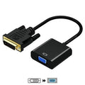 Cable Conversor Aisens A147-0352/ DVI Macho - VGA Hembra/ 30cm/ Preto