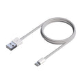 Cable USB 2.0 Lightning Aisens A102-0542/ USB Macho - Lightning Macho/ 50cm/ Branco