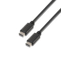 Cable USB 2.0 Tipo-C Aisens A107-0057/ USB Tipo-C Macho - USB Tipo-C Macho/ 480Mbps/ 2m/ Preto