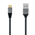 Cable USB 3.1 Tipo-C Aisens A107-0632/ USB Tipo-C Macho - USB Macho/ 10Gbps/ 1.5m/ Gris