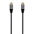 Cable USB 3.2 Tipo-C Aisens A107-0670 20GBPS 100W/ USB Tipo-C Macho - USB Tipo-C Macho/ Hasta 100W/ 20Gbps/ 60cm/ Gris